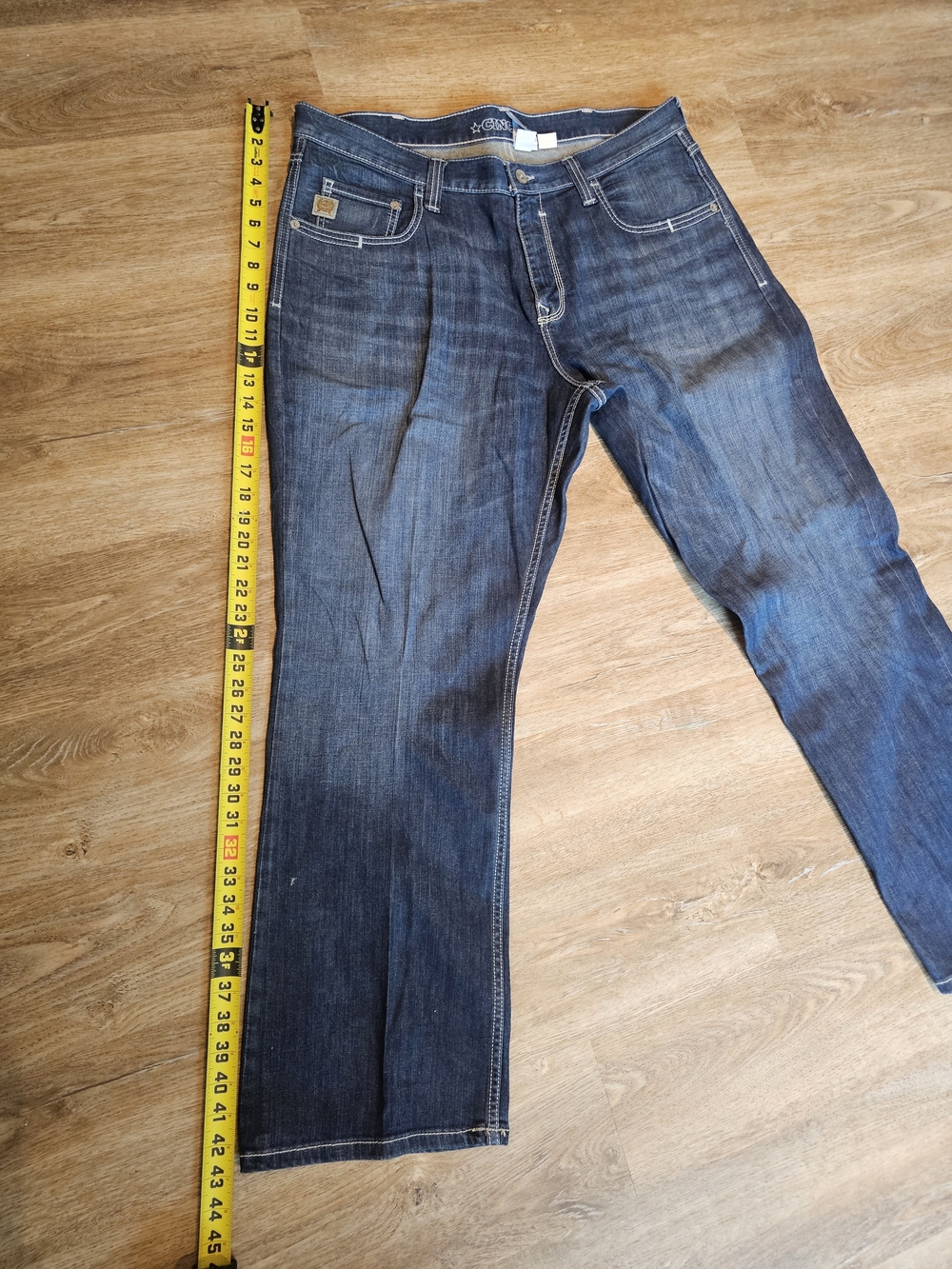 Cinch Carter 2.0 Dark Wash Relaxed Straight Western Jeans Men's 38x30 Cowboy - Picture 16 of 16